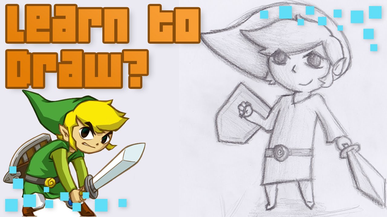 How To Draw? TOON LINK (Legend of zelda) - YouTube
