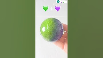 💚+💜=? DIY Squishy Balloon with Nano Tape & Orbeez🎈 실리콘 테이프 풍선 말랑이 만들기 #shorts #nanotape