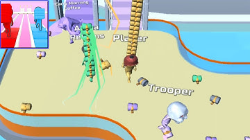 Bridge Race (IOS, Android) NEW UPDATE Gameplay All Levels (Level 38-39)