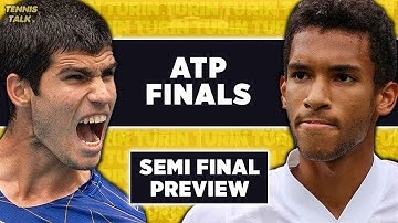 Alcaraz vs Auger Aliassime | ATP Finals 2025 SF | Tennis Talk Preview & Prediction