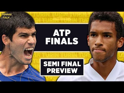 Alcaraz vs Auger Aliassime | ATP Finals 2025 SF | Tennis Talk Preview & Prediction