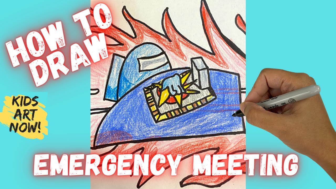 55  Among Us Emergency Meeting Coloring Pages  Free