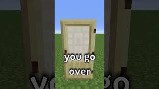 How To Open Door In Minecraft #shorts #minecraft #minecraftshorts #funny #comedy