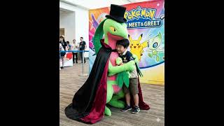 Mascot Costume Character Fan Hugs Grovyle 2 (Pokemon) @chaoemperorproduction