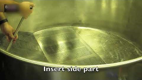 Lauter Tun False Bottom Screen for Brewery