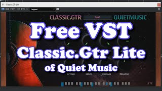 Free VST - Quiet Music - Classic.Gtr Lite screenshot 4
