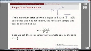 Lect.9C: Sample Size Determination Lecture 9