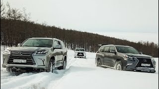 Кто заедет на ГОРУ первым - Lexus LX 570 vs НОВЫЙ Lexus GX 460?