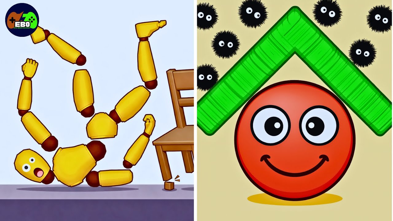 KICK & BREAK THE RAGDOLL GAME vs HIDE BALL | Epic Android gameplay | Epic Brain Odyssey | Part-168