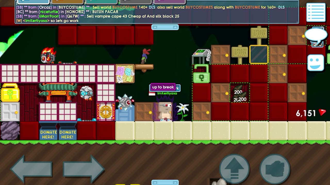 First time playing growtopia recored YouTube