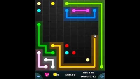 10 × 10 MANIA LEVEL 58 - FLOW GAME ON FACEBOOK Connect the dots