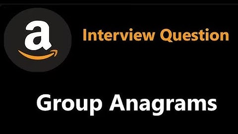 Group Anagrams - Categorize Strings by Count - Leetcode 49