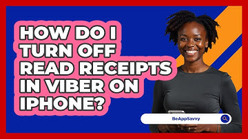How do I turn off read receipts in Viber on iPhone? - Be App Savvy