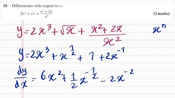 Differentiation- Mixed EX 12 Question 10- A-Level Maths Pure 1 #alevelmaths 