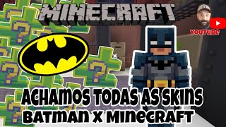 COMO DER SKIN DO BATMAN NO MINECRAFT - Como acha os quebra-cabeça do charada!