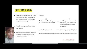 CANOY. Translation Methods: Target Language Emphasis. Translation Studies. Video Report