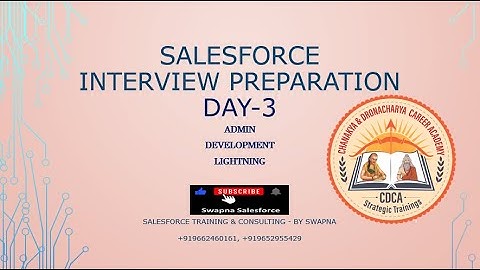 03 Salesforce Interview Preparation | Administration | Development | Lightning | LWC | Integration