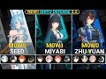 NEW SHIYU RESET! M0W0 Seed &amp; M0W1 Miyabi &amp; M0W0 Zhu Yuan Showcase | NEW! Shiyu Defense ZZZ 2.5