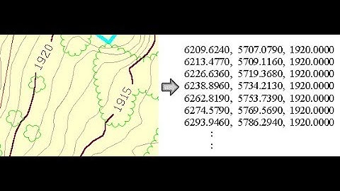 DXF/DWG to CSV/XYZ/TEXT conversion with XYZ coordinates - CAD2Shape HD