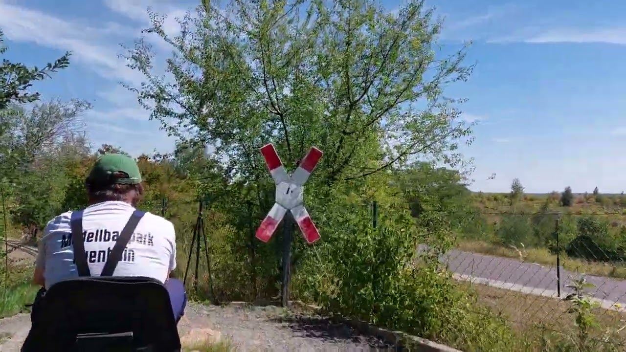 Bahnrundfahrt in Modellbaupark Auenhain