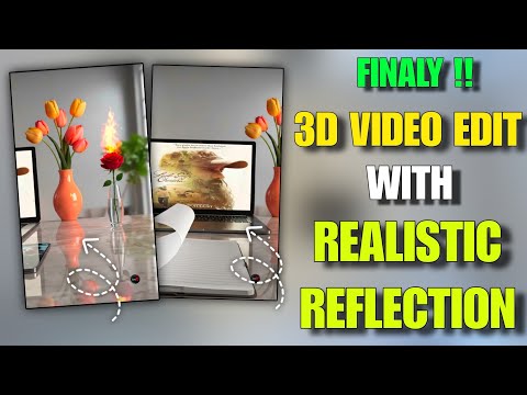 Finally! Realistic 3D Reflection in Node Video Editor 🔥 | 3D Video Editing Tutorial