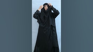 Double Loop Hijab with Attached Niqab
