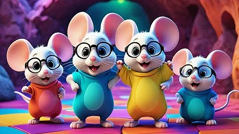 Three Blind Mice Explore the Cheese Cavern | Best Nursery Rhymes and Kids Songs Collection