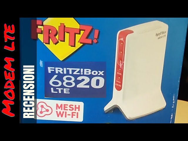 Fritz Box 6820 LTE Il modem router per reti mobili - YouTube