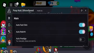 Ishowspeed clicker script – (AutoClick, AutoRebirth)