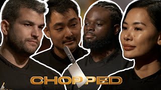 Chopped Meatballs Cukes Hot Seasoning Nut Brittle Full Episode Recap S54 E1 Food Network