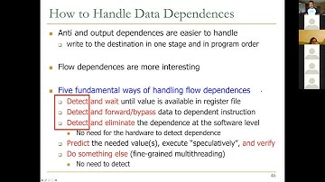 Computer Architecture - Lecture 7d: Pipelining (UofSC, Spring 2021)