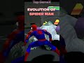 EVOLUTION OF SPIDER-MAN #shorts