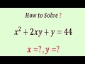 A Mind-Blowing Algebra mathematics   Equation | advanced Math for competitive Exams | Can you solve?