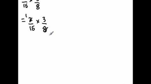 Simplifying Fractions Before Multiplying