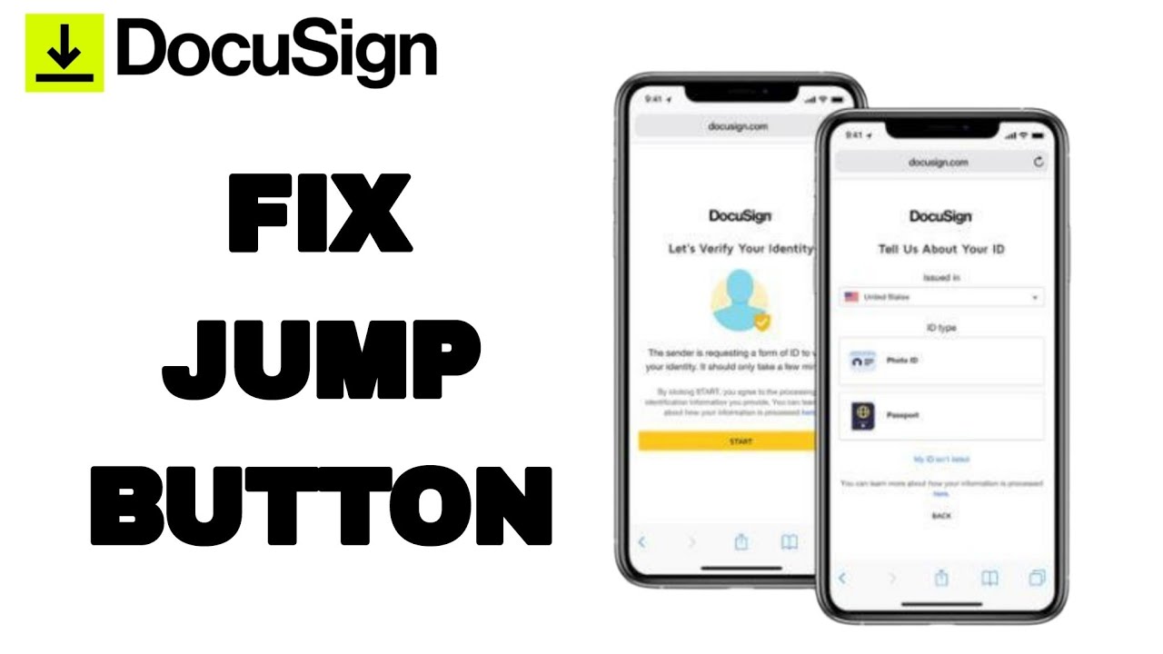 How To Fix And Solve Jump Button On Docusign App | Final Solution