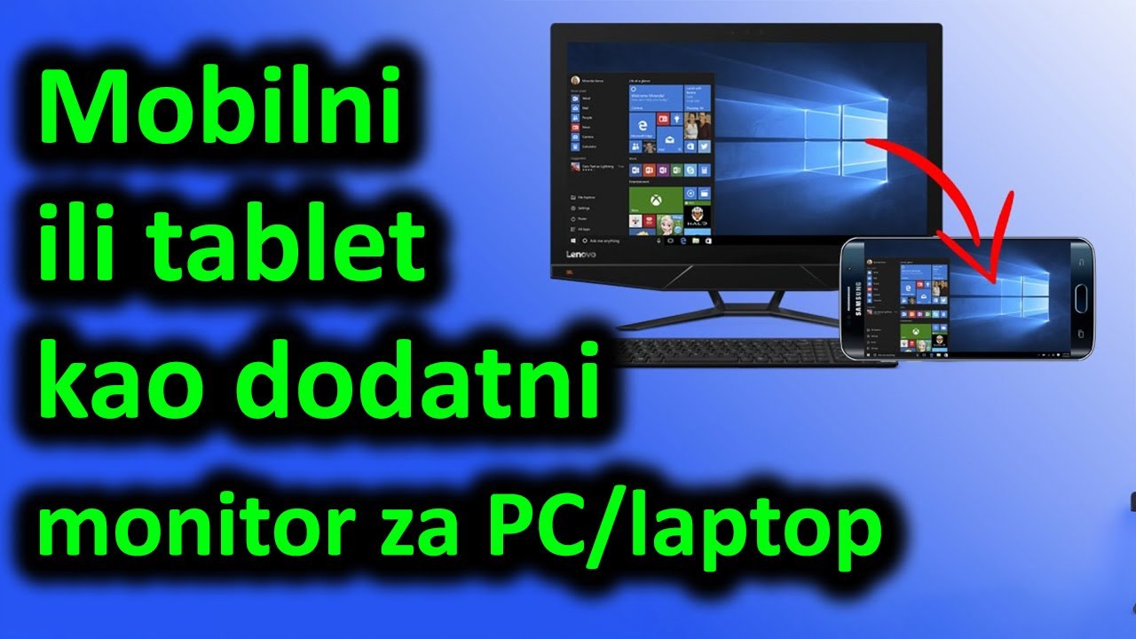 Telefon ili tablet kao monitor za računar koristite mobilni telefon