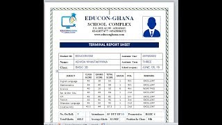 School Exam Report Card software for Teachers screenshot 5