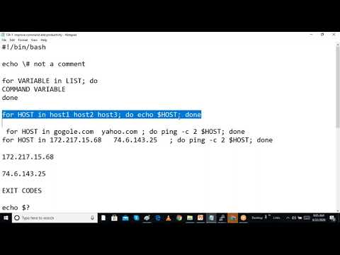 17-1 Improving Command-line Productivity bash basics - YouTube