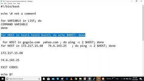 17-1  Improving Command-line Productivity  bash basics