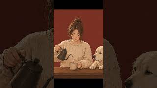 A warm coffee room with soft jazz