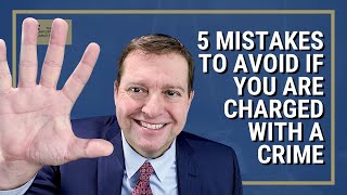 Famous 5 Mistakes to Avoid if You Are Charged With a Crime | Washington State Attorney Net Worth