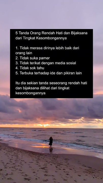 5 Tanda Orang Rendah Hati dan Bijaksana dari Tingkat Kesombongannya #psikologi #shortvideo #feed