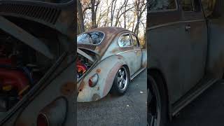 58 Bug Subaru swap.LimebugFuchsbeetleairride airsuspensionvolkswagenvwbugvwporschevwbags