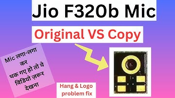 Jio F320b 100% Working Original Mic | Jio F320 mic problem Fix |