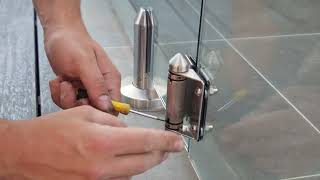 How to Adjust Spring Hinge Pool Gate - Frameless Glass by Nick Nicoloudis 72 views 9 days ago 58 seconds