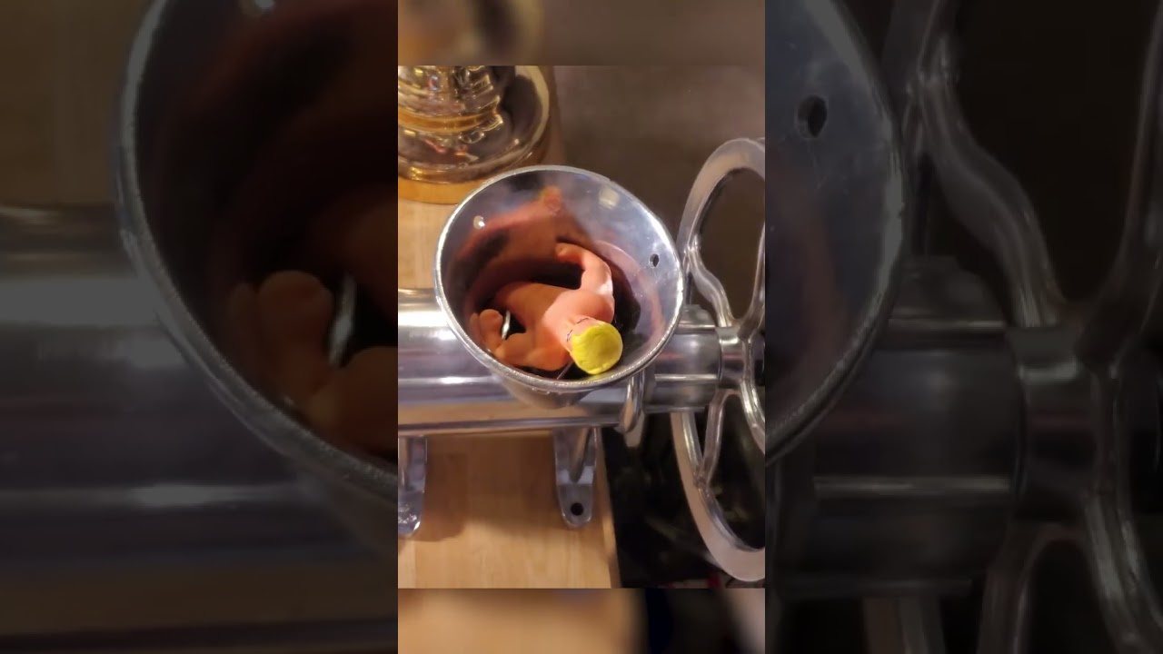 Experiment: Stretch Armstrong VS Meat Grinder - WHO WILL WIN??? #shorts
