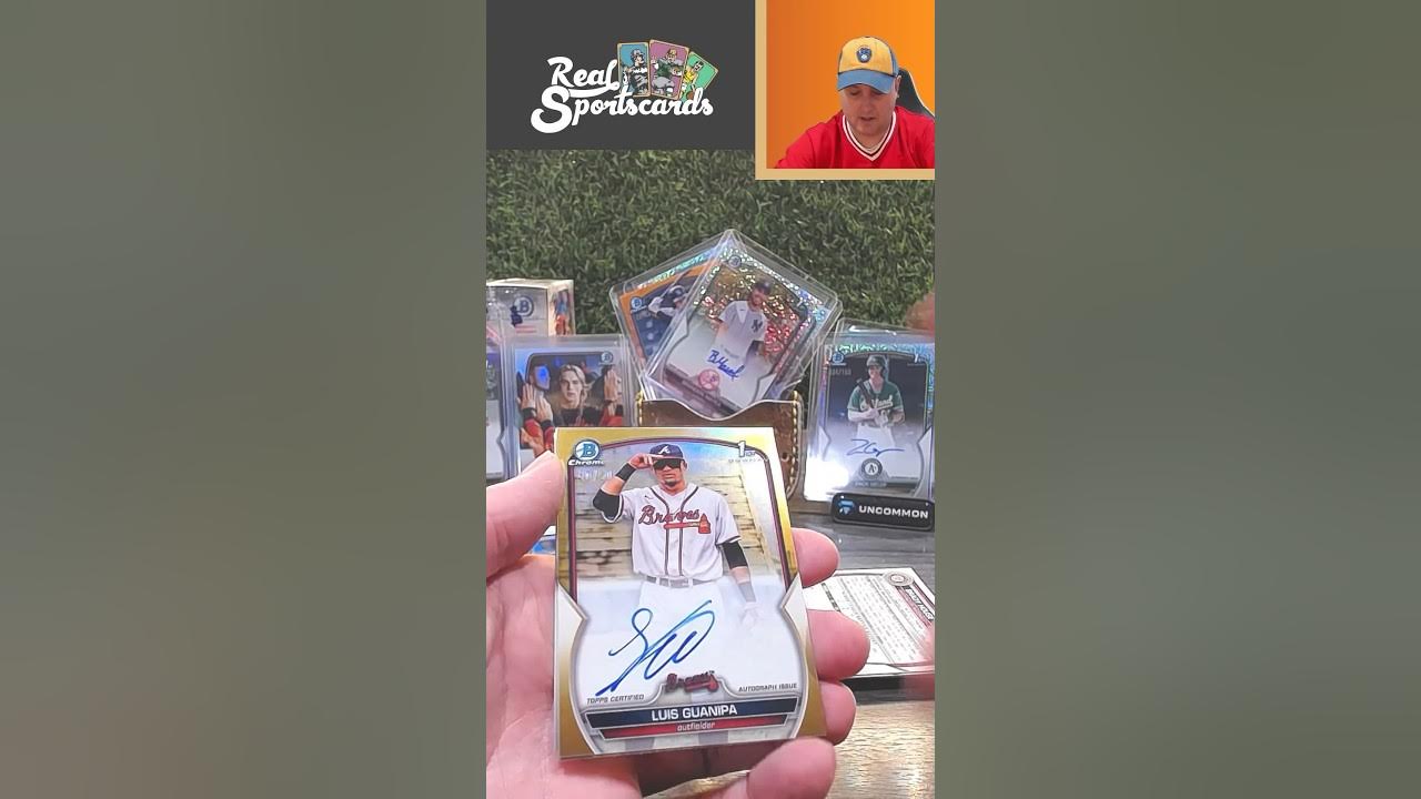 Luis Guanipa Gold Auto /50! #bowmanchrome #bowman #baseballcards