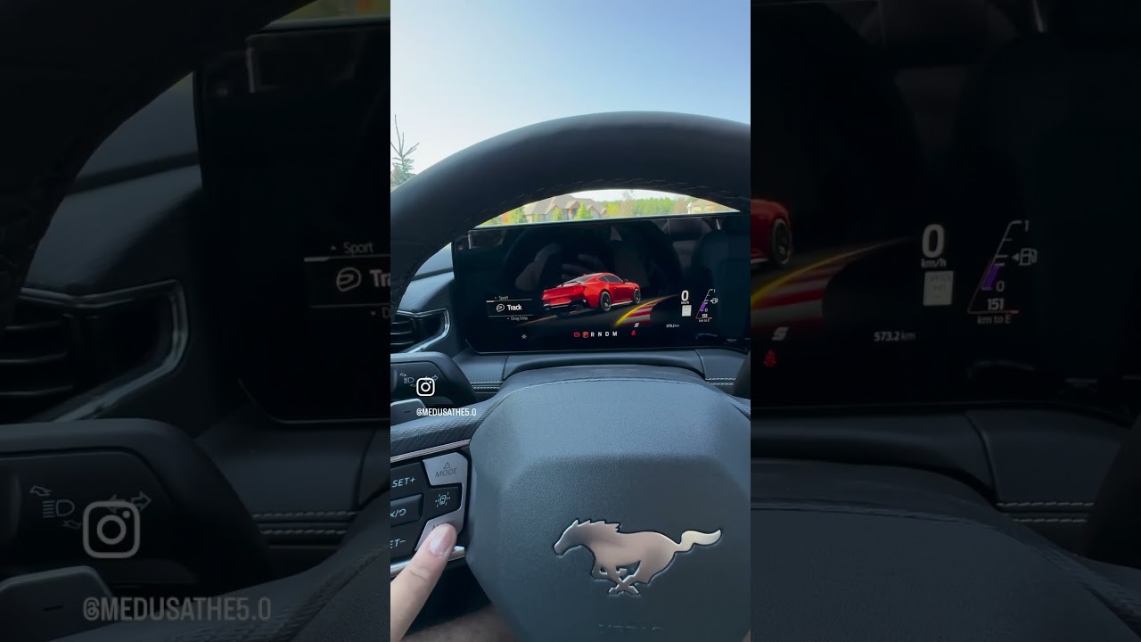 2024 Mustang drive mode animations