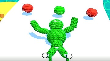 Rope-Man Run gameplay android, ios level 243 | Best Android Games