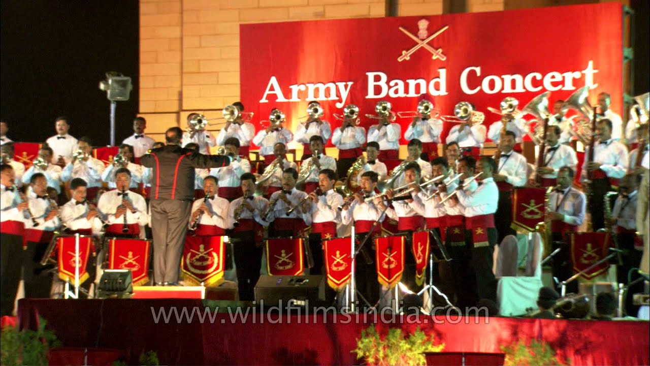 Army band concert at India Gate in New Delhi YouTube